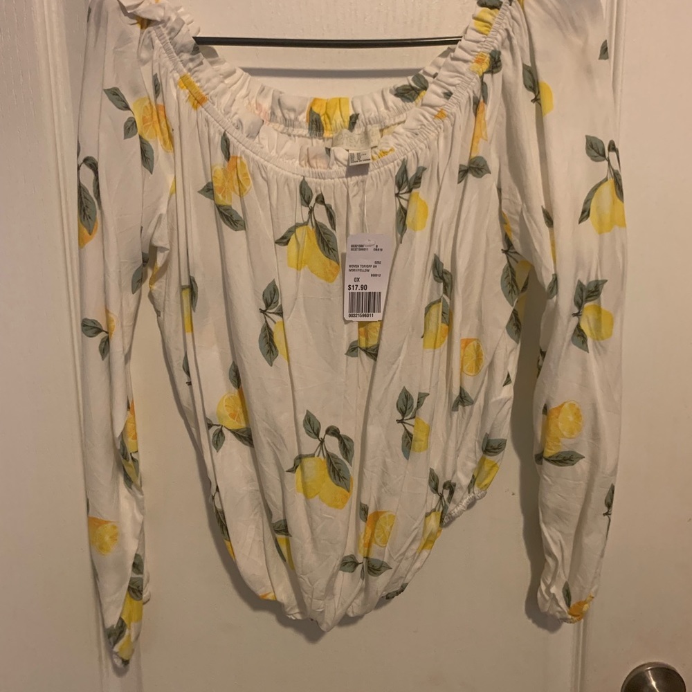 Lemon crop top